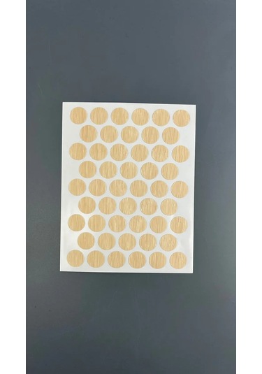 Mebel'naa Furnitura Mystery Kendinden Yapışkanlı Mobilya Tapanı D-14 Mm 100 Adet 361188770 Süt Rengi Meşe