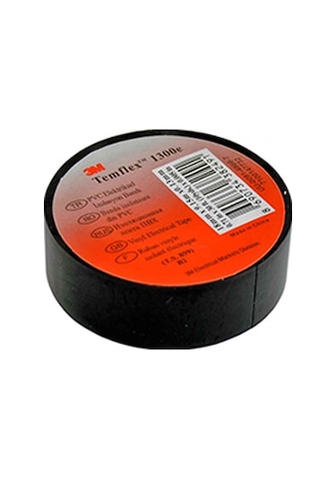 Pvc İzole Bant Siyah 18mm 10 Adet Satılır Unıversal Cc