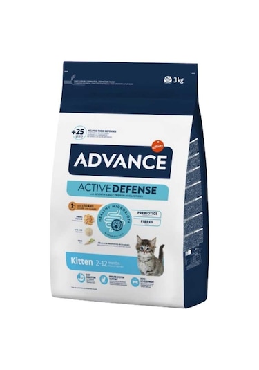 Advance Kitten Tavuklu ve Pirinçli Yavru Kedi Maması 3 KG
