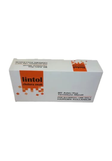 Lintol Alkollü Temizleme Mendili Tek Kullanımlık 50'Li