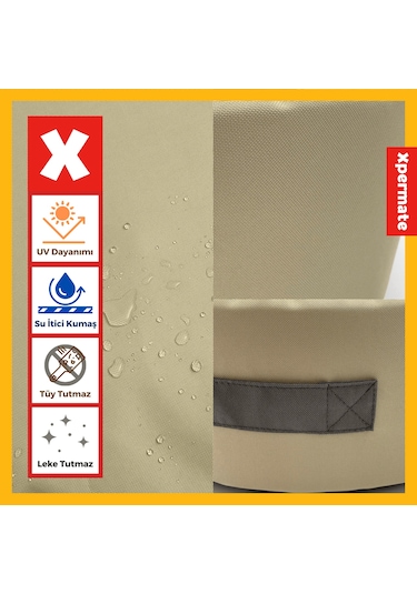 Xpermate Sünger Simit Küçük Irk Köpek Yatağı ve Kedi Yatağı 45 CM