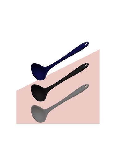 Gri Faydalı Çorba Renkleri Kolay Kepçe Çok Yönlü 6'lı Depolama