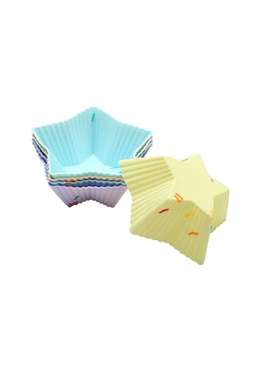 20'li Paket Silikon Muffin Kabı Ve Küçük Kek Kabı İçin Güzel, Sevimli, Yüksek Kaliteli, Güvenli Pişirme Kalıbı