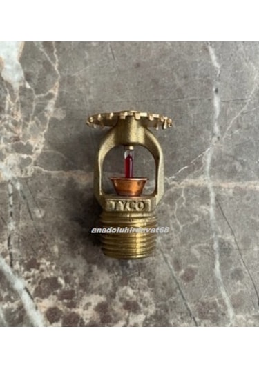 Tyco Pirinç Dik Yangın Söndürme Aparatı Sprink Yangın Fiskiyesi 68-c 1/2