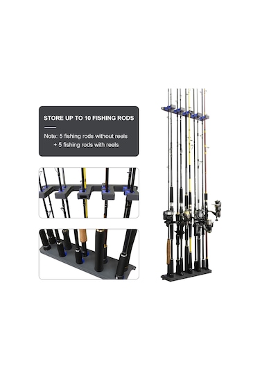 Lemestar 10 Adet Olta İçin Plastik-eva Köpük Depolama Rafı, Zara Yüklenir, Hasarı Önler Siyah Siyah