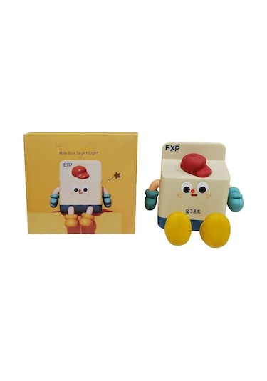 Pazly Süt Kutusu Gece Lambası - Doğum Günü Hediyesi, Yaratıcı Ve Şık Gece Lambası Diğer Diğer