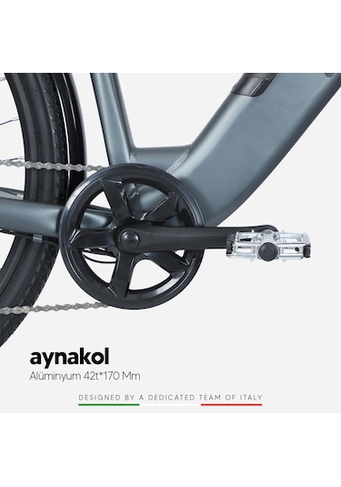 Stradacycles E-vivo Hd 28 Jant Elektrikli Şehir Gezi Bisikleti Antrasit
