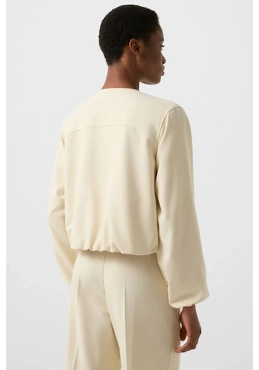 Bogner Yuma Çift Taraflı Blouson Teknik - Jersey Kadın Ceket Bej