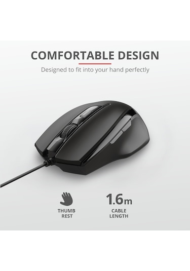Trust 23650 Voca Comfort 2400 DPI Mouse