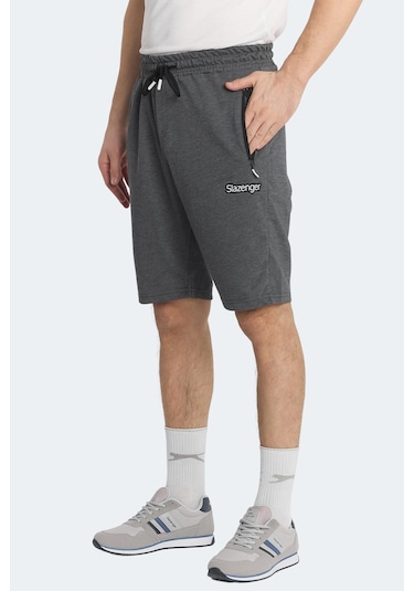 Slazenger NAGI Erkek Cepli Koyu Gri Şort
