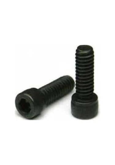 Soket Baş Kapak Vidası, Din 912, M2.5-0.45 X 5mm, Alaşımlı Çelik Metrik Sınıf 12.9, Siyah Oksit M3.5