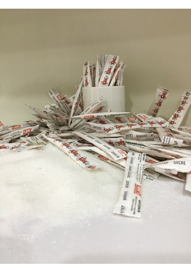 Stick Şeker Beyaz Toz Şeker Tatlandırıcı 2.5 G