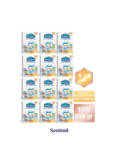 Senımıl 3 Bebek Devam Sütü 250 G 12 Adet