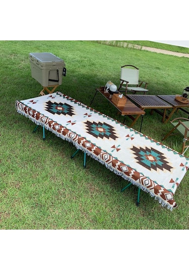 Dolıty Müzik Festivali Ailesi Için Piknik 35,4x82,7-inç Sucre Çok Renkli