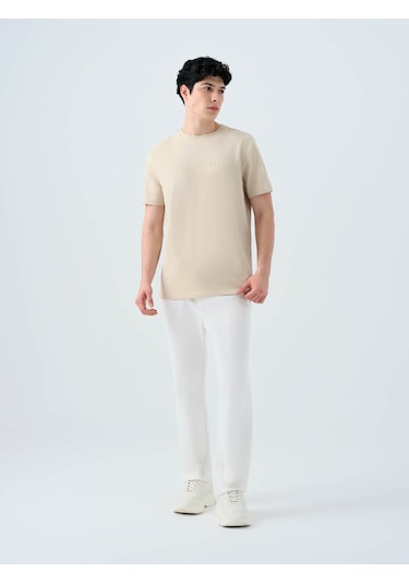 Loft Regular Fit Beyaz Erkek Eşofman Altı Lf2039613 Beyaz