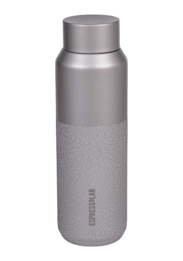 Gümüş Rengi Paslanmaz Çelik Metal Matara 550 ML Kapaklı No:98