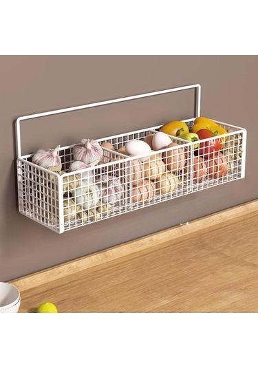 Pazly Suntek Sepet Monte Meyve Düzenleyici Duvara Duvar 3-ızgara Ms Diğer