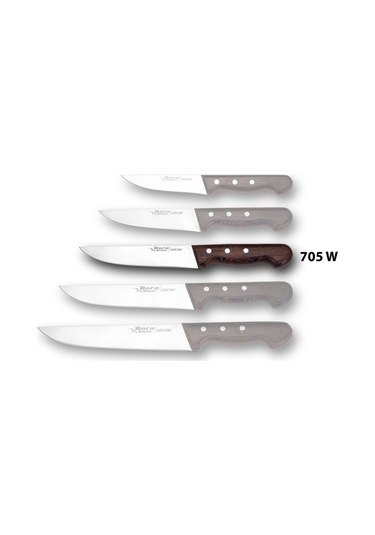 Bora 705 W Mutfak ve Kurban Wenge Saplı Klasik Bıçak Kahverengi