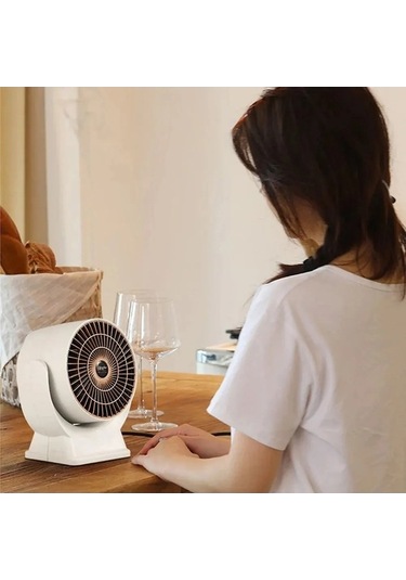 Trendooze Taşınabilir Elektrikli Isıtıcı Hızlı Sıcaklık Ayarı Low Gürültü Ev Isıtıcı