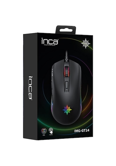 İnca IMG-GT14 Siyah Rgb 7 Keys 3600 Dpı Kablolu Mouse