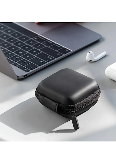 Lüks Depolama Kutusu - Sert Kulaklık Çantası Airpods & Earpods