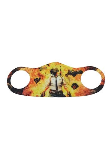 4a Medical Pubg Baskılı Yıkanabilir Nano Çocuk Maskesi 3 Adet
