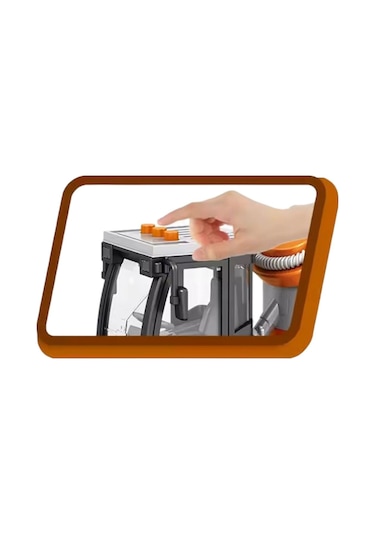 Pilli Sürtmeli Sesli Işıklı Yol Temizlik Aracı 20 Cm - Kar Temizleme Aracı