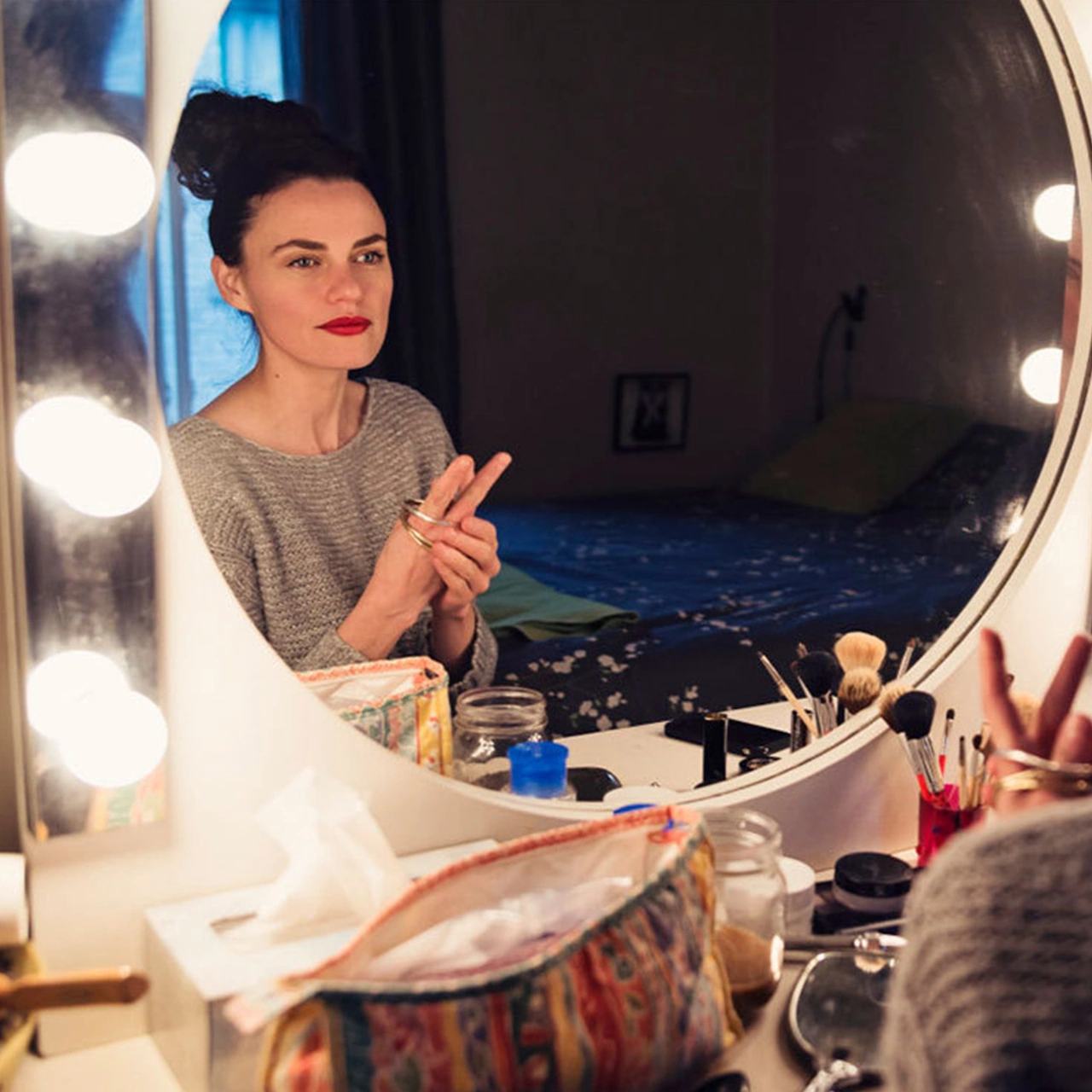 Youmex 6 Adet Dokunmatik Ayna Işığı - 3 Renk Ayarı Doğal, Saf, Sıcak Beyaz - Usb Göz Koruyucu Makyaj Işığı - Makyaj Masası Ve Banyo Uyumlu