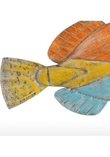 Kangvka Demir Deniz Balık Duvar Dekorasyonu - Canlı 3d Görünüm - Çevre Dost Boya - Oturma Odası Dekoru