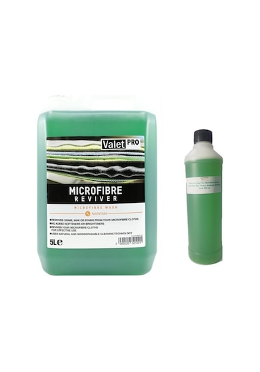 Valet Pro Reviver Mikrofiber Bez Yıkama Şampuanı Bölünmüş 5 .