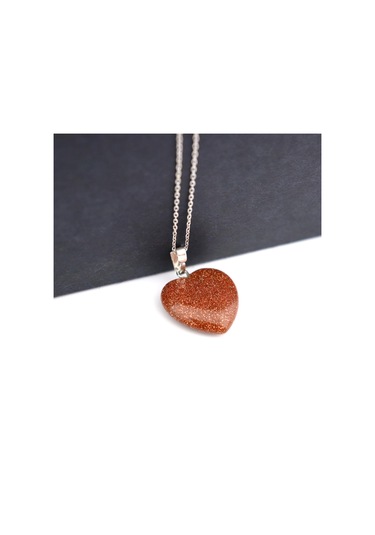 925 Ayar Gümüş Zincirli Bayan Kolye Gümüş