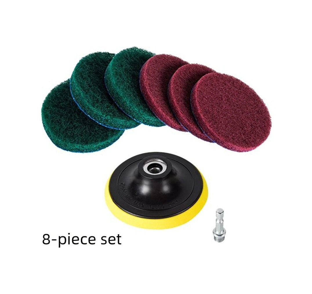 Padalink Oto Cam Ve Jant Parlatma Seti 8 Parça - Dayanıklı Malzeme, Kuru Tutkalı Fırça Disk, Parlatma Tozu İle Derin Çizikler Ve Yırtıklar Giderir