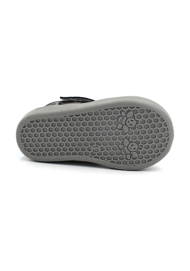 Prego Arzen Ortapedik Termo Kaymaz Taban Cırtlı Çocuk İlk Adım Ayakkabı Füme Füme