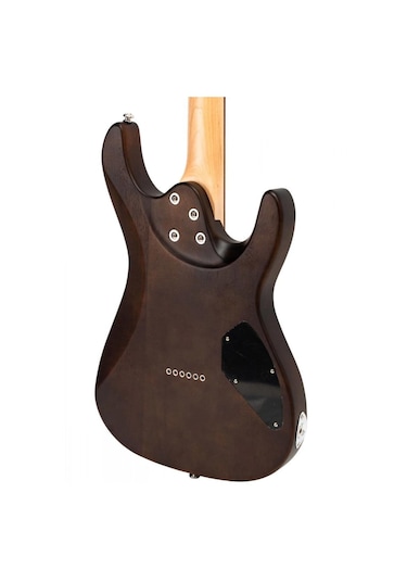 New Orleans Fts240 Mat Koyu Kahve Solak Elektro Perdesiz Gitar
