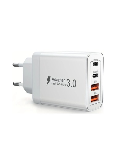 Honeybeeshop 1 Bilgisayar Usb C Sarj Cihazi Cift Portlu Pd Qc Hizli Sarj Karti İphone Samsung Telefon Tablet Uyumlu Altın