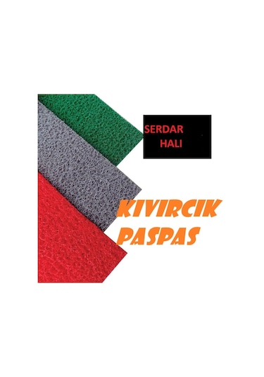 Kıvırcık Protokol Bina Halı Dış Mekan Paspas Kaymaz Rulo Yolluk (418277820)