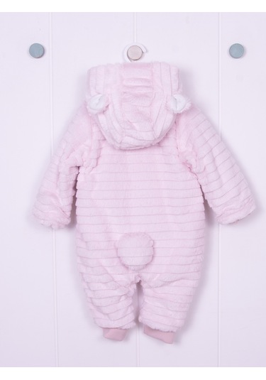 Kidaxi Sevimli Ayıcık Bebek Pembe Tulum 3-6/6-9/9-12/18-24 Ay Pembe