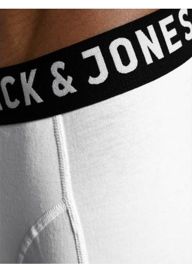 Jack & Jones Erkek Boxer Sense Trunks 3-pack Noos - Beyaz