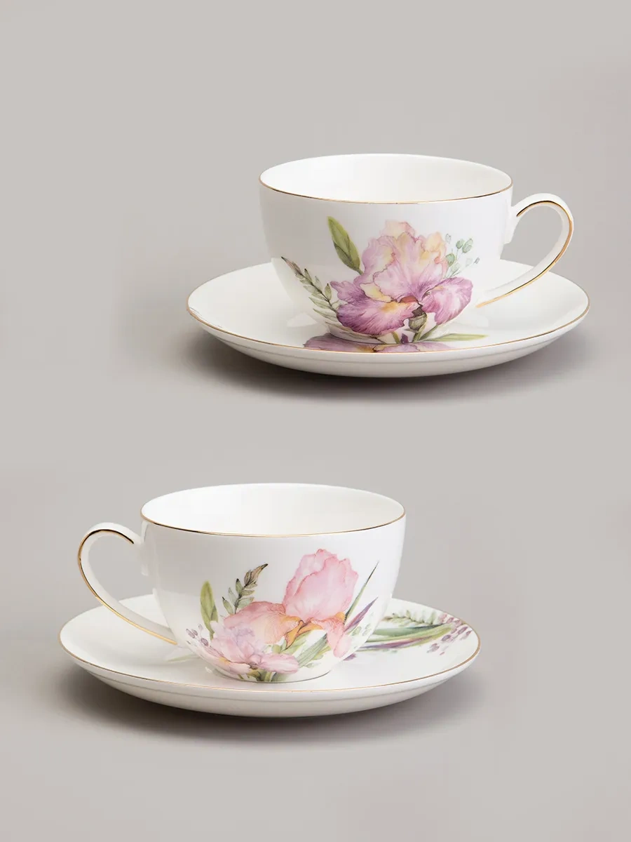 Lefard Hediye Çay Takımı "ırises" Porselen 280 Ml 158423698 Beyaz