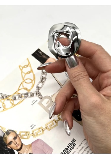 Best Price 34 Ceket İçin Orijinal Yuvarlak Broş 309444928 Gri