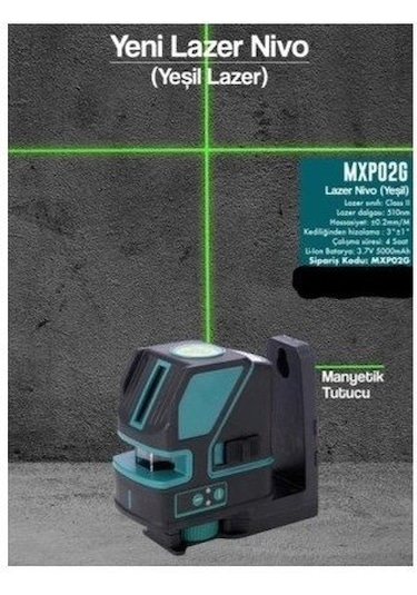 Max-extra Mxp02g Yatay Dikey Nokta Yeşil Lazer  Nivo