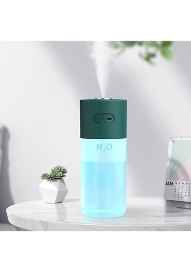 Ev, Araba Ve Ofis Kullanımına Uygun Büyük Kapasiteli 280 Ml Buharlı Nemlendirici - Tek Sprey Bağlı Usb Model
