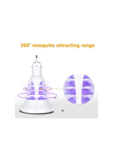 Bloomnest Uv Sivrisinek Öldürücü Led Bitki Işığı - 8w Usb Şarjlı İç Mekan Bitkileri Yetiştirme Çadırı Ampulü