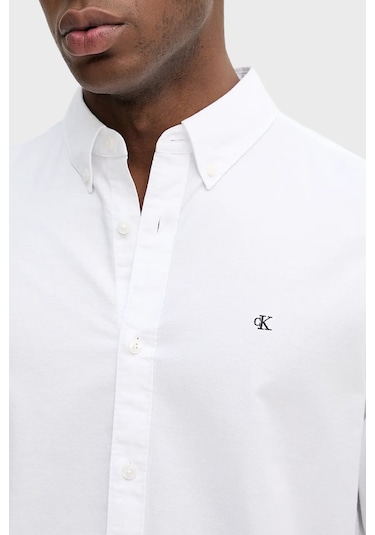 Calvin Klein Erkek Gömlek Lv140em125 Yaa Beyaz Beyaz