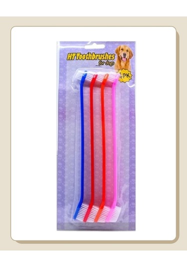 Miçiko Köpekler ve Kediler İçin Yumuşak Diş Fırçası 4'lü Paket