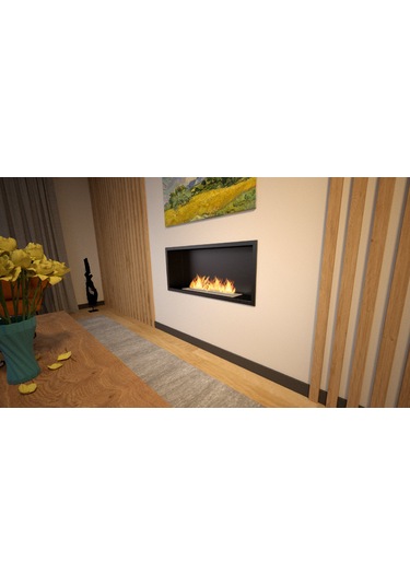 BLUEFLAME FLUSH 150 ANKASTRE BACASIZ ŞÖMİNE