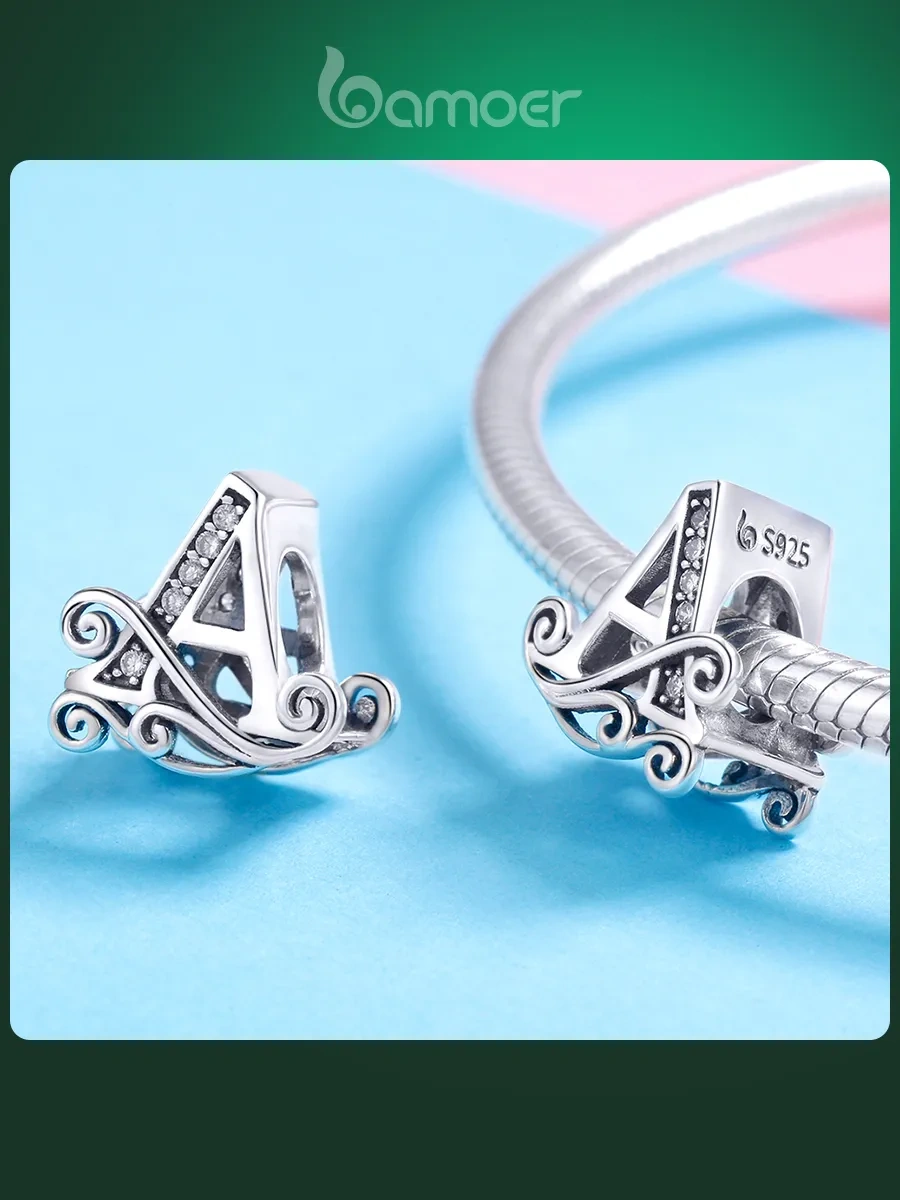 Bamoer Minimalisttarzdaa Harfi Kolye Ucu 925 Ayar Gümüş 188652648