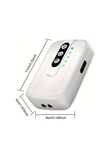 Willowhaven Usb Şarjlı Oksijen Pompası 1 Hava Çıkışlı Pil Dahil Beyaz Balık Tankı Aksesuarı