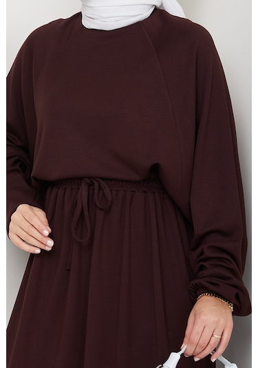 Evsan Tunik Etek Oysho İkili Takım 1650 - Kahve Kahverengi