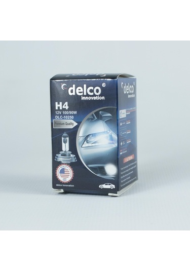 Delco U.s.a H4 90/100w Tablalı 45t Far Ampulü 12 Volt 10 Adet